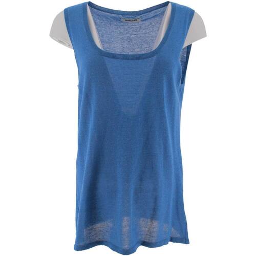 Vêtements Femme Débardeurs / T-shirts sans manche Max & Moi Camisole en soie Bleu