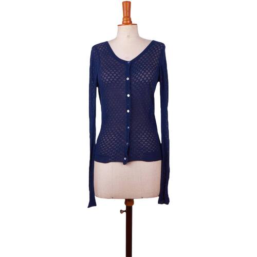 Vêtements Femme Sweats Débardeurs / T-shirts sans manche Pull-over en coton Bleu