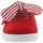 Chaussures Fille Ballerines / babies Victoria MERCEDITA  OJALA 105110 NUD RAYÉ Rouge