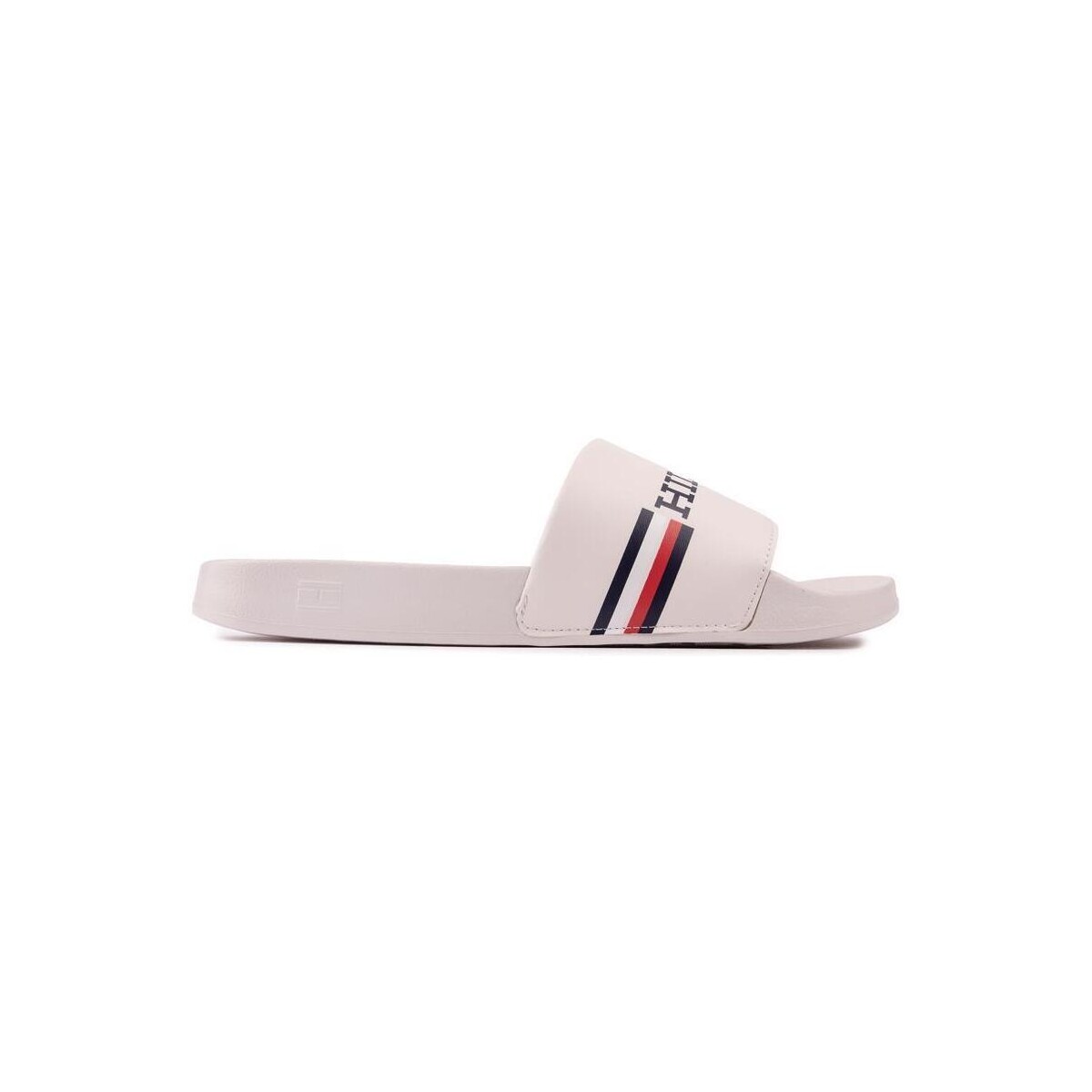 Chaussures Homme Tongs Tommy Hilfiger Logo Tongs Blanc