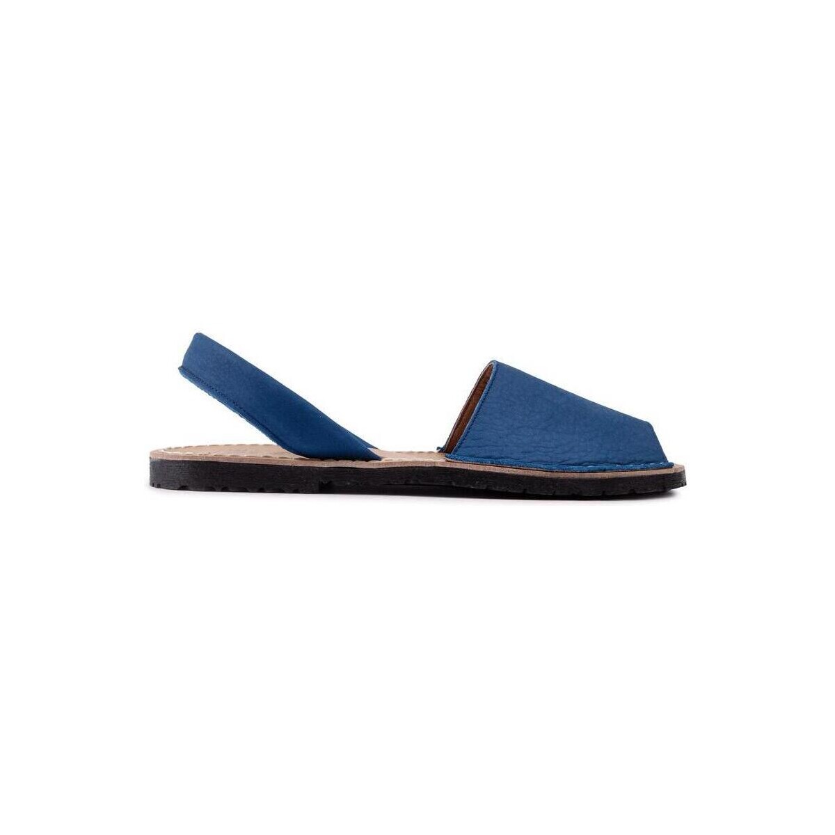 Chaussures Femme Claquettes Sole Toucan Menorcan Diapositives Bleu
