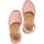 Chaussures Femme Claquettes Sole Toucan Menorcan Diapositives Rose