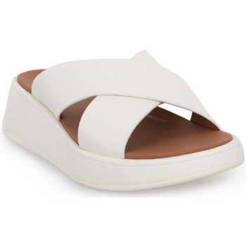 Chaussures Pajar Mules FitFlop F MODE LEATHER PLATFORM CROSS Beige