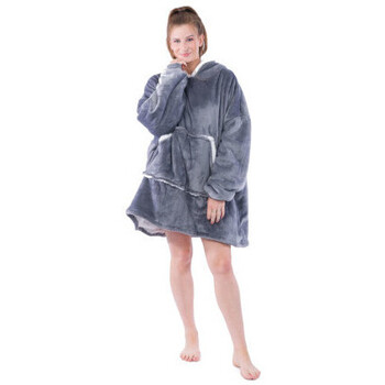 Vêtements Homme Pyjamas / Chemises de nuit Kindy Sweat plaid cape cocooning en sherpa Beige