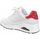 Chaussures Femme Baskets basses Skechers Uno rolling stones Blanc