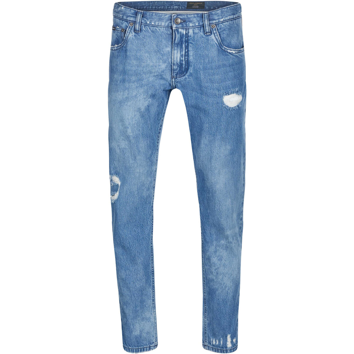 Vêtements Homme Crop Jeans flare / larges D&G Crop Jeans Bleu