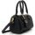 Sacs Femme Sacs porté main Louis Vuitton Keepall 55 cm travel bag in brown monogram canvas Macassar and black leather LITTLE BOOLIN Noir