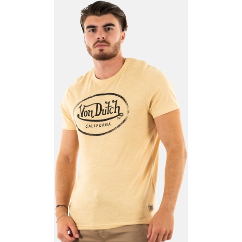 Vêtements Homme T-shirts Canvass courtes Von Dutch trcaaron Beige