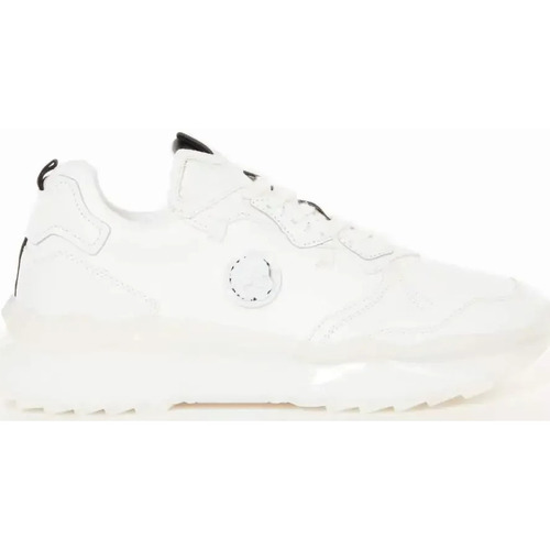 Chaussures Homme Baskets basses Guess triangle Blanc