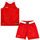 Vêtements Enfant Chemises manches courtes Spalding Double Face Set Rouge