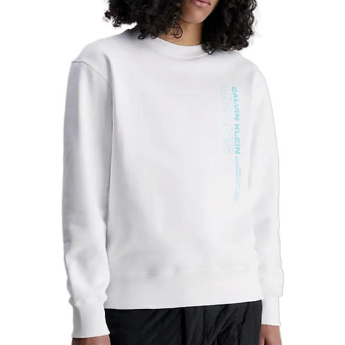 Vêtements Homme Sweats Calvin Klein Jeans track Logo Blanc