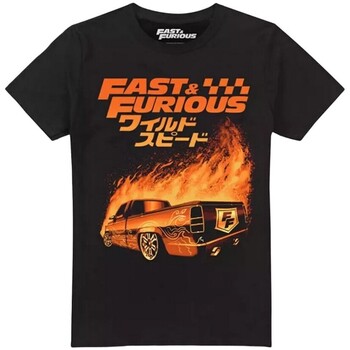 Vêtements Homme T-shirts manches longues Fast & Furious TV2091 Noir