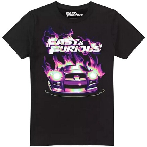Vêtements Homme T-shirts manches longues Fast & Furious TV2093 Noir