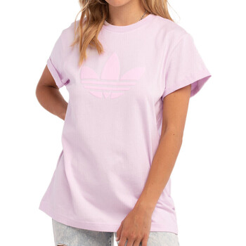 Vêtements Fille T-shirts & Polos adidas Originals HU1631 Rose