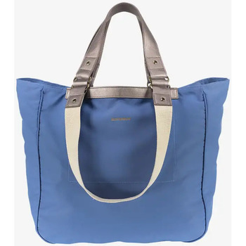 Sacs Cabas / Sacs shopping Bensimon Sac - SHOPPING BAG XL - Navy Checks Bleu