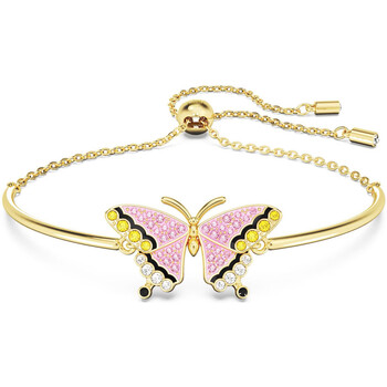 Montres & Bijoux Femme Bracelets Swarovski Bracelet  Idyllia Papillon rose et doré Jaune