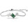 Montres & Bijoux Femme Bracelets Swarovski Bracelet  Mesmera vert et blanc Blanc