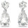 Montres & Bijoux Femme Boucles d'oreilles Swarovski Pendants d'oreilles  Mesmera Blanc