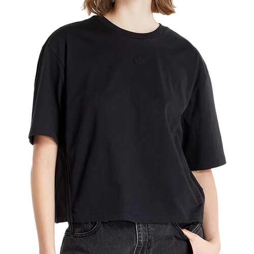 Vêtements Femme T-shirts manches courtes adidas baseball Originals HE9560 Noir