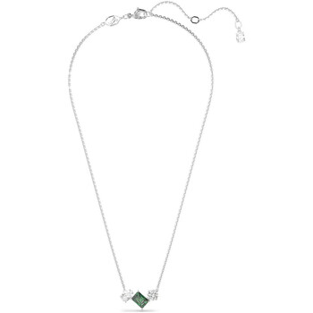 Montres & Bijoux Femme Colliers / Sautoirs Swarovski Collier  Mesmera cristal vert Blanc