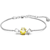 Clous Doreilles Idyllia Femme Bracelets Swarovski Bracelet  Mesmera jaune Blanc