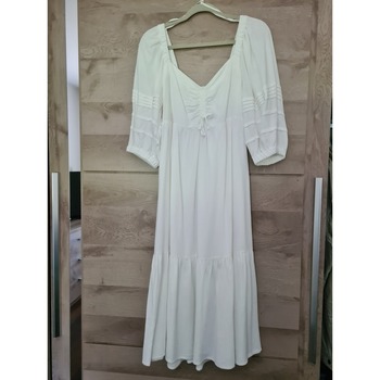 Vêtements Femme Robes longues Suncoo robe blanche Blanc
