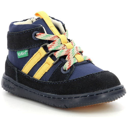 Chaussures Enfant Superdry Boots Kickers Kickbubblo Bleu