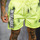 Vêtements Shorts / Bermudas Intoleravel Clothing SHORT DE BAIN PEINTURE JAUNE - XS Jaune