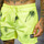 Vêtements Shorts / Bermudas Intoleravel Clothing SHORT DE BAIN PEINTURE JAUNE - XS Jaune