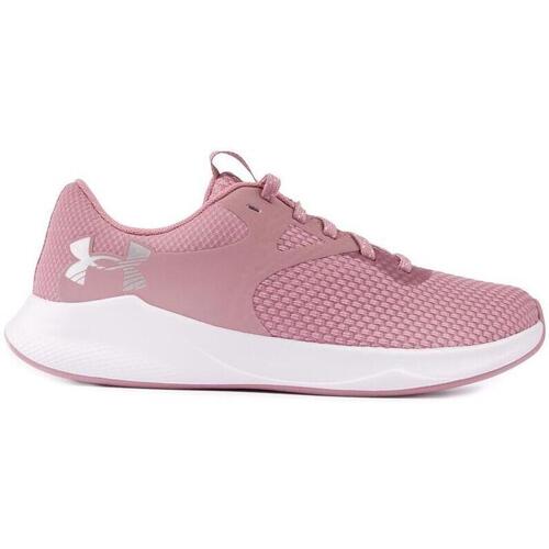 Chaussures Femme Fitness / Training Under Armour Under Armour Core Crew 3-pack 1358345 100 Rose