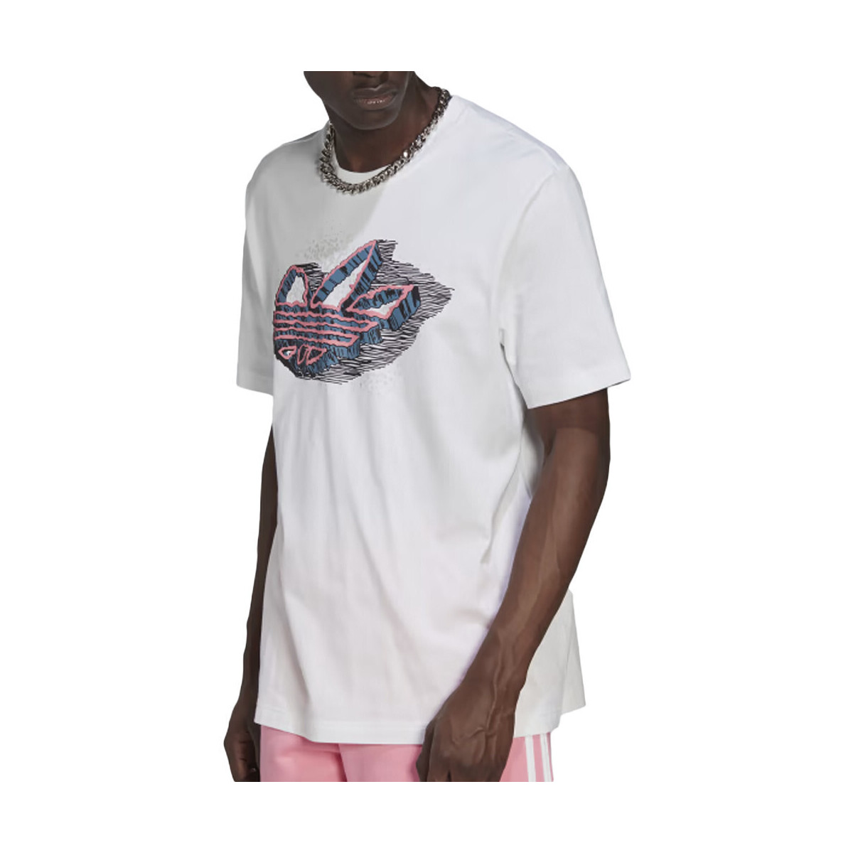Vêtements Homme T-shirts manches courtes adidas Scott Originals HK7334 Blanc