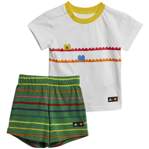 Vêtements Enfant Ensembles enfant adidas Originals H65355 Vert
