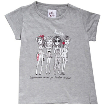 t-shirt enfant miss girly  t-shirt manches courtes fille frigirly 