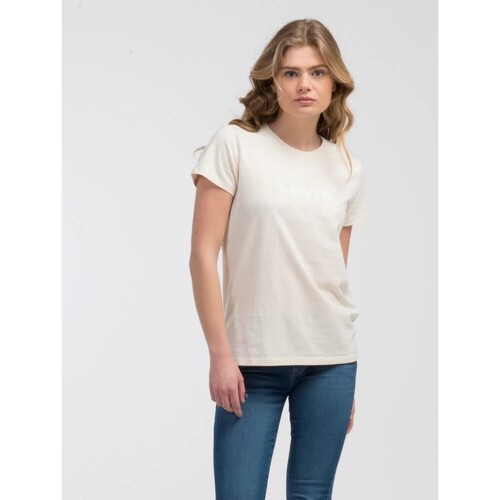 Vêtements Femme Everrick T-shirt In White Cotton Levi's  Multicolore