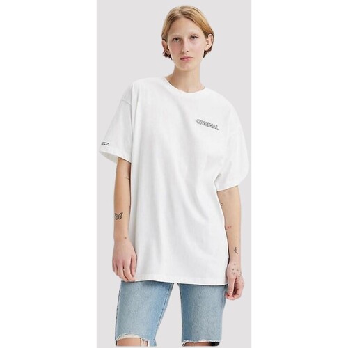 Vêtements Femme Everrick T-shirt In White Cotton Levi's  Multicolore