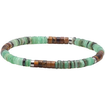 bracelets sixtystones  bracelet perles heishi 4mm turquoise -small-16cm 