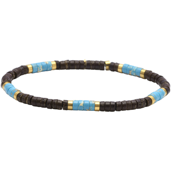 bracelets sixtystones  bracelet perles heishi 4mm coconut  -small-16cm 