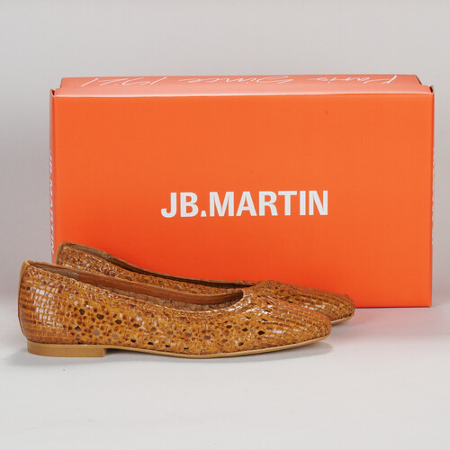 Chaussures Femme Ballerines / babies JB Martin SOLAIRE TRESSE CAMEL