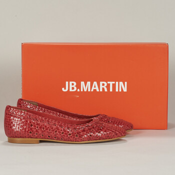 Chaussures Femme Ballerines / babies JB Martin SOLAIRE TRESSE ROUGE
