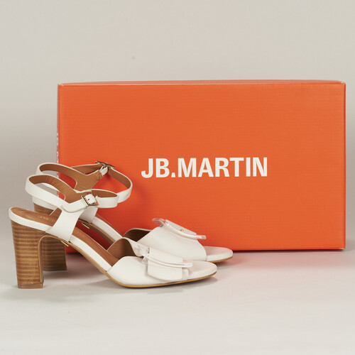 Chaussures Femme Sandales et Nu-pieds JB Martin ESPIEGLE NAPPA CRAIE