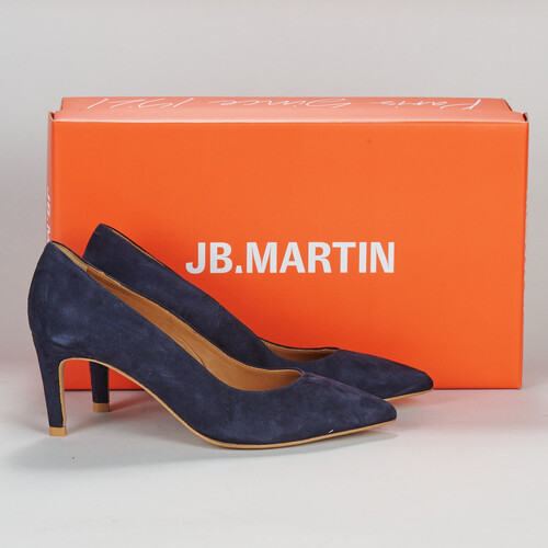 Chaussures Femme Escarpins JB Martin ELSA CHEVRE VELOURS MARINE