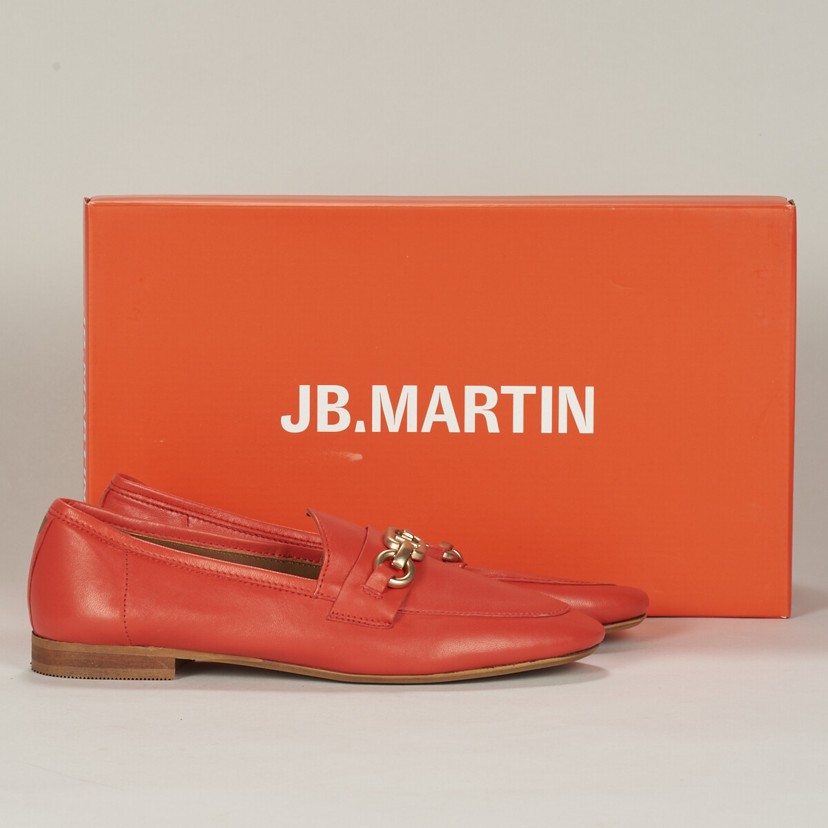Chaussures Femme Mocassins JB Martin FRANCHE BIJOU NAPPA ORANGE