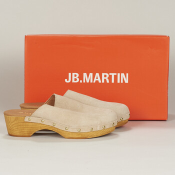 Chaussures Femme Sabots JB Martin ALICE Croute velours beige