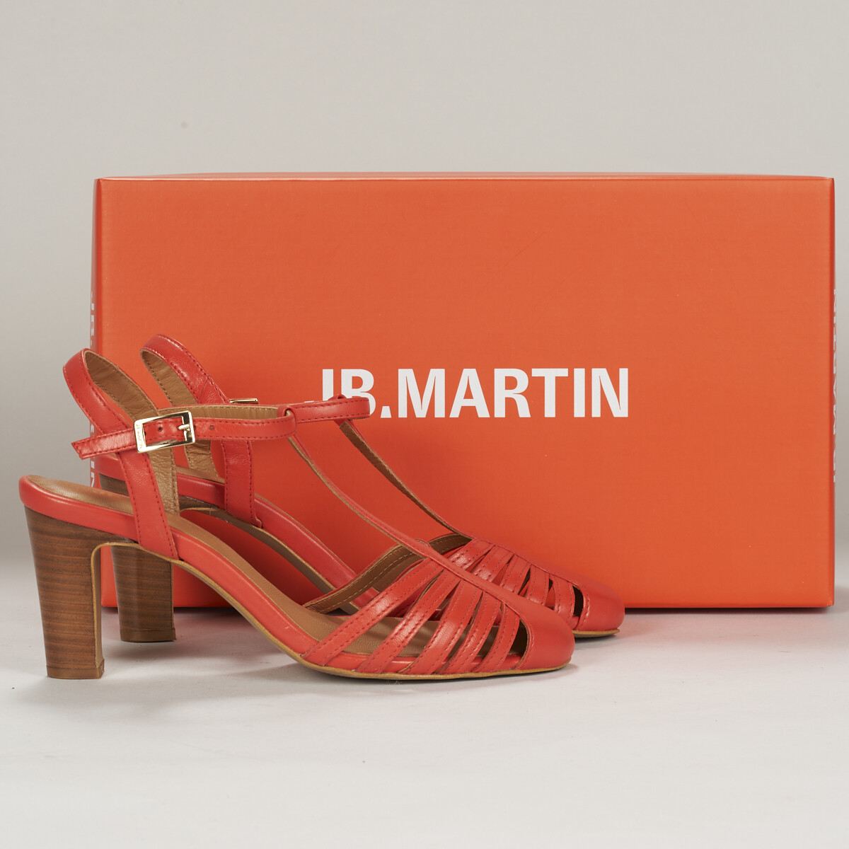 Chaussures Femme Sandales et Nu-pieds JB Martin LOYALE Orange