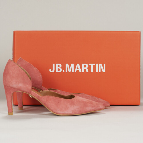 Chaussures Femme Escarpins JB Martin ENVIE CHEVRE VELOURS ROSE