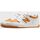 Chaussures Homme Baskets mode New Balance BB480 LMO-WHITE/ORANGE Blanc