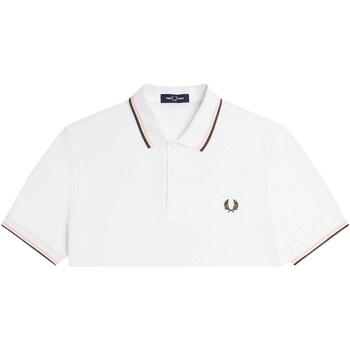 Vêtements Homme T-shirts & Polos Fred Perry Jordan Essential Holiday Plaid Clothing Collection Fred Perry Shirt Blanc