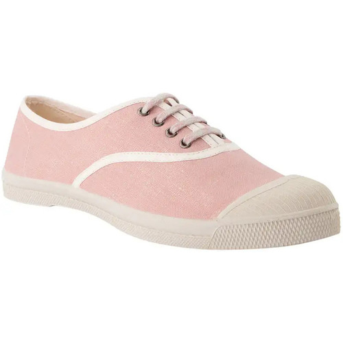 Chaussures Baskets basses Bensimon Tennis - LACETS SHINY LINEN - Make up Rose