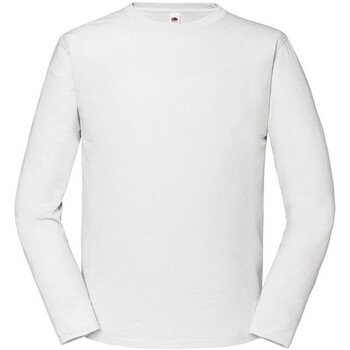 Vêtements Homme T-shirts manches longues Fruit Of The Loom  Blanc