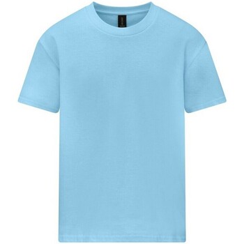 Vêtements Enfant T-shirts manches longues Gildan Softstyle Bleu